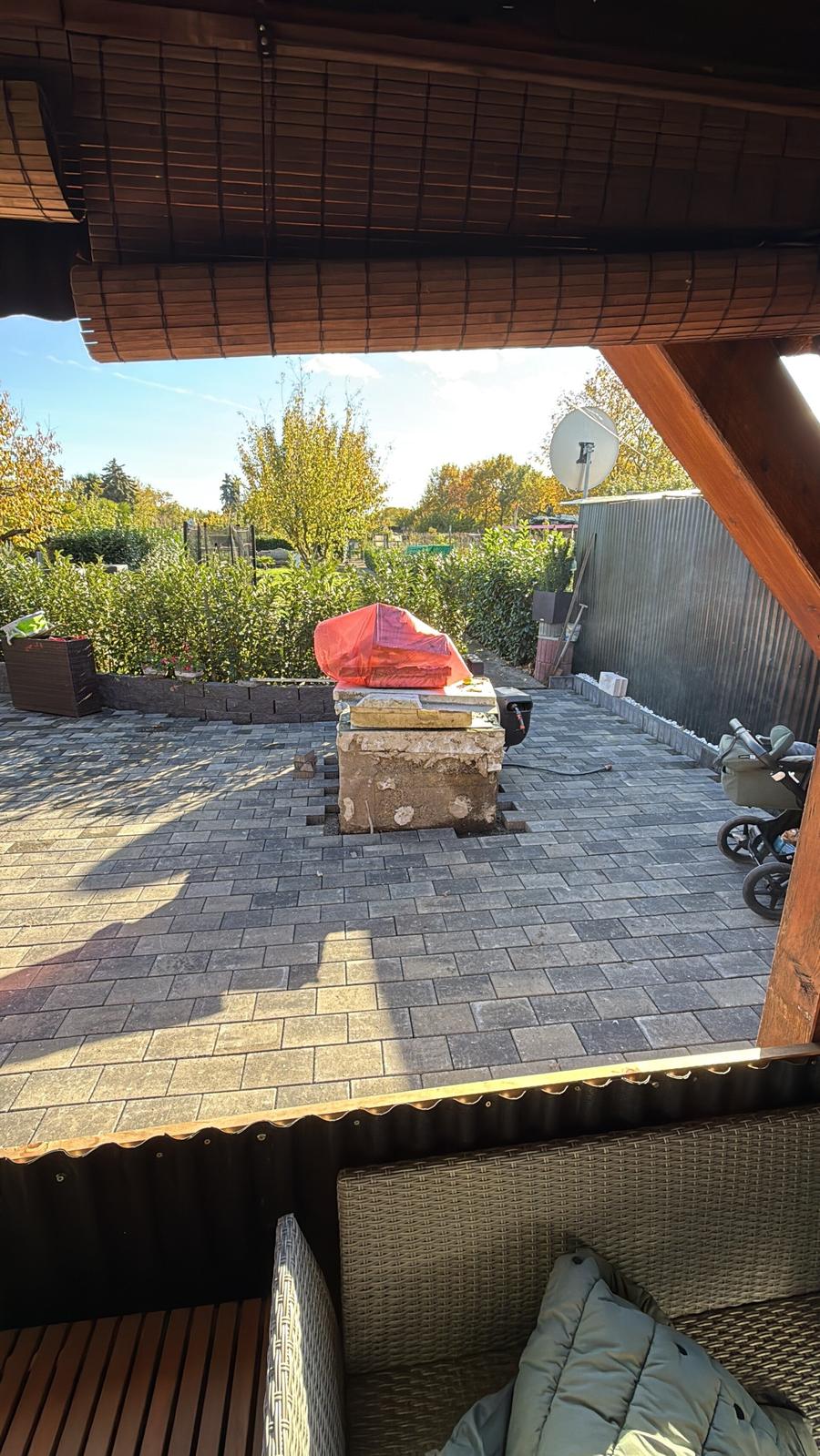 Terrassenbau – Pflasterarbeiten